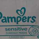Pampers Sensitive Baby Wipes, Water Based, Clinically Proven, Hypoallergenic, and Unscented for Babies, 1008 Wipes Total (18 Flip-Top Packs)