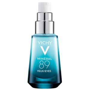 Vichy Mineral 89 Eye Serum, Hyaluronic Acid and Caffeine Cream, Under Eye Cream For Dark Circles, Hydrating & Puffiness Reducer, Opthalmologist Tested
