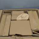 Famiware Star Dinnerware Set with Pasta Bowls, Service for 4 (16pcs), Ribbed Stoneware Plates and Double Bowls Dishes Sets - Chip & Scratch Resistant, Microwave & Dishwasher Safe, Cappuccino White, 4-Set(16pcs, with Pasta Bowls)