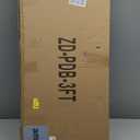 3FT Portable Wheelchair Ramp with Handle, Non-Slip Aluminum Folding Handicap Wheelchair Ramp for Home, Doorways, Thresholds, Steps, Curbs, Stairs, 800 LBS Capacity (3FT(Using height 3"-9"))