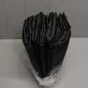 Woanger 6 Pcs Garment Bags for Dance Costumes Clear PVC with Zippers Garment Bag with Pockets Dance Costume Organizer Carrier for Storage Cover for Adult(Black,24'' X 60'')