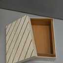 Handicrafts Home Large Decorative Storage Box with Lid  12X8X5 Coffee Table Organizer, Keepsake- Decorative Boxes for Home Decor, Stylish Decorative Box for Office Decor-Aegean Pearl