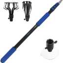 28FT Reach Light Bulb Changer for High Ceilings -Light Bulb Extension Pole Changer with Telescopic Extension Pole 5-20FT Suction Cup Baskets for High Ceilings and Recessed Lights