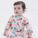 Ms. Rachel Floral Baby Girls Zip Up Sleep N' Play Newborn to Infant Sizes (Newborn - 24 Months)