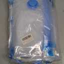 Vacuum Storage Bags for Clothing Comforters and Blankets, Space Saver, Travel Bag for Luggage (Clear, 21)