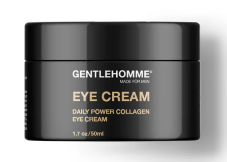 Gentlehomme - Collagen Eye Cream - Men’s Eye Cream - With Collagen, Hyaluronic Acid & Caffeine - Helps Smooth, Restore & Hydrate Under Eyes - For Wrinkles & Dark Circles -All Skin Types -Vegan - 1.7oz