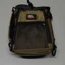 KEMIMOTO Water Bottle Holder Bag, Water Bottle Carrier with Adjustable Shoulder Strap, Water Bottle Pouch Holder for Hiking, Camping, Fishing, Compatible with YETI Stanley SLM 32 oz, 40 oz, 64 oz (Brown)