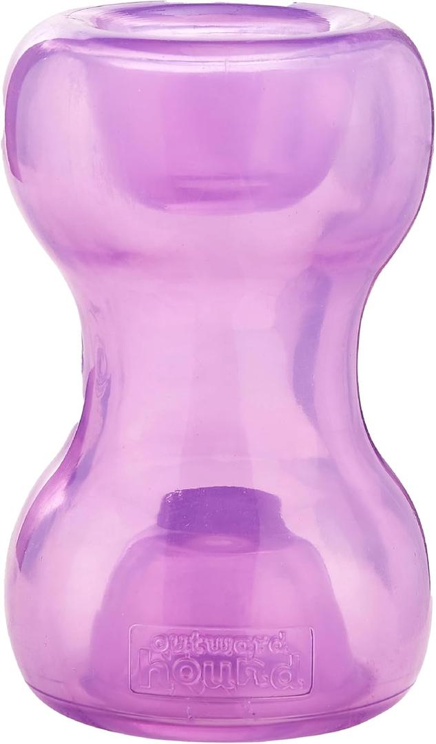 Outward Hound Double Snoop Interactive Treat Dispensing Dog Toy, Puzzle Ball Slow Feeder for Medium to Large Dogs, Mint-Scented for Mental Stimulation & Boredom Relief, 6in x 4in