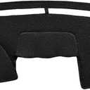 Dash Cover Mat Custom Fit for Toyota Solara 2004 2005 2006 2007 2008 with Cutout for Climate Sensor and Light Sensor, Dashboard Pad Carpet Protector (Black) F90