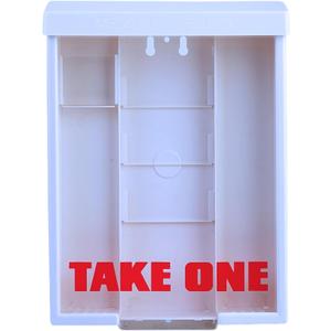 White Snap Shut Brochure Box Brochure Holder Flyer Box Outdoor Realtor Style Info Box Realtor Supplies Real Estate Marketing