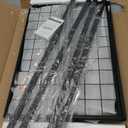 3X8FT Overhead Garage Storage Rack, 22"-48" Height Adjustable Garage Ceiling Storage Racks, Heavy Duty Metal Overhead Storage Organizer System, 750LBS Weight Capacity