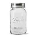 Ball Regular Mouth Glass Mason Jars with Lids and Bands, Used for Canning (Quart, 32 Ounce (Pack of 4))