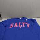 Salty Ocean Flamingo Life Coastal Summer Beach Girl Trendy Sweatshirt, Size: L