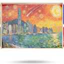 Puzzle Board with Drawers Rotatable 360-Degree Wheels and Cover 34" x 26" 1500 Piece Wooden Jigsaw Puzzle Table Storage Organizer Portable Lightweight Design