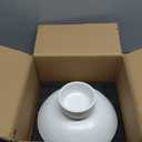 Onniyor 10 Inch Ceramic Fruit Bowl with Stand for Kitchen Counter, Large Serving Bowl for Dining Table, Modern Decorative Bowl for Home Decor & Gift, Elegant Versatile Vegetables Holder Storage, White