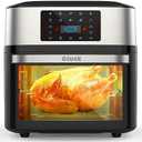 Air Fryer Oven Large 20 QT, 10-in-1 Air Fryer Toaster Combo with Window for Family, Airfryer Oven with Rotisserie Racks & Cookbook, ETL Certified