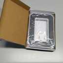 ISUNMEA 9 Inch Solar Lighted House Numbers for Outside, Light Up Waterproof LED Address Numbers Signs for Houses, Large Personalized Illuminated Exterior Modern House Numbers Light (0-Black, 9IN)