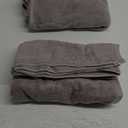 Amazon Basics 2 Piece Quick-Dry Oversize Bath Towel, 100% Cotton, Platinum, 54" x 30"