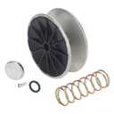 MIA12482 Secondary Transmission Variator Pulley Kit Compatible with John Deere Lawn Mower and Garden Tractor, Fits D105 E100 X105 X106 (MIA12482, Kit)