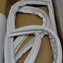 Upgraded W10830287 Refrigerator Left Door Gasket Compatible with Whirlpool,Ken-more, May-tag Refrigerator, 40" x 14.09" Refrigerator Door Gasket Seal replaces W10218678, W10443259, AP6262414, White
