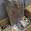 Utility Slim Storage Cart with Wheels, 4-Tier Narrow Rolling Organizer Shelf with Wood Top, Metal Storage Rack and Space-Saving Organizer for Bathroom, Kitchen, Laundry Room, Small Spaces (8.1 inch wide, Black)