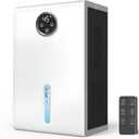 Dehumidifier for Home for Bedroom with 1000 sq.ft 120 OZ Water Tank,Dehumidifiers for Bathroom Basement with Remote Control,Auto Shut Off,Touchscreen,7 Colors LED Light