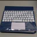 Harvopu Compatible for iPad 11th 10th Generation Case with Keyboard, Folio Cover with Pencil Holder, Multi-Touch Trackpad, 7 Color Backlit, Detachable Keyboard for iPad (A16) 11th/10th Gen (Navy Blue)