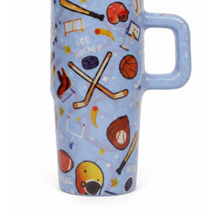 14oz Sport Theme , Stainless Steel Vacuum Insulated Tumblers, Birthday Gifts for Sport Lover, Boy, Son, Gift for Men on Christmas Fathers Day