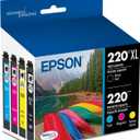 EPSON 220 DURABrite Ultra Ink High Capacity Black & Standard Color Cartridge Combo Pack Works with WorkForce WF-2630, WF-2650, WF-2660, WF-2750, WF-2760, Expression XP-320, XP-420, XP-424
