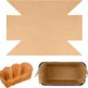 100 Pcs Parchment Paper Loaf Pan Liners for Baking Bread 9x5 in Loaf Pan Parchment Liners Disposable Non-Stick Bread Pan Liners Loaf Liners for Baking Toast Bread