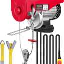 VEVOR 440lbs Electric Hoist with 14ft Wired Remote Control, Electric Hoist 110 Volt with 40ft Single Cable Lifting Height & Pure Copper Motor, for Garage Warehouse Factory