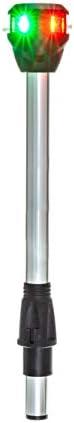 Attwood Bi-Color Lightarmor LED Navigation - Pole Light Red-Green - 10" - Boat Bi-Color Lightarmor LED Navigation - Pole Light NV6LC2-10-7 Red-Green - 10" - Boat
