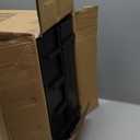 VEVOR Utility Service Cart, 2 Shelf 550LBS Heavy Duty Plastic Rolling Utility Cart, Medium Lipped Shelf, 360 Swivel Wheels, Ergonomic Storage Handle for Warehouse Garage, Black