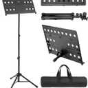 Stage Rocker 2-in-1 Folding Sheet Music Stand with Desk Bracket