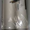 JJPRO Non-Magnetic Dry Erase List Board for Fridge, 11.5"x7" Clear Reusable to Do List White Board, Dry Erase List Board for Refrigerator,Cabinet,Wall&Glass, All Smooth Surfaces