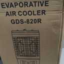 Portable Air Conditioners, 2500 CFM Swamp Cooler with 6.87 Gal Water Tank, 3-Speed Fan, 25 DB Evaporative Air Cooler with 16 FT Remote Control, 120Oscillation, 7.5H Smart Timer, 4 Ice Packs (Gray)