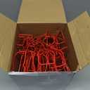 Shimeyao 24 Pcs 1/2" Red Fire Sprinkler Head Cage Guard Protector Cover Watering Equipment System Sprinkler Bracket for Pendent Upright Horizontal Sidewall Double Hook Ceiling Mount