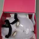 Red Light Therapy Mask for Face & Neck, LED Face Light Therapy,USB C Rechargeable,Infrared Mask for Home Working Travel Yoga (Blush)