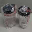 Blender Replacement Parts for Ninja, 24oz Ninja Blender Cups with To-Go Lids, 7 Fins Extractor Blade, Compatible with Nutri Ninja Auto iQ Blenders BL2012 BN801 BL480-30 BL640-30 BL642-30 NN100-30