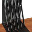 6 Pack L10 x H 8" Black Heavy Duty Shelf Brackets with Screws Metal Shelf Brackets Shelf Support Angle Brackets for Shelves L Brackets Heavy Duty Floating Shelf