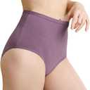 Leak Proof Incontinence Underwear for Women Washable Absorbent Bladder Control Postpartum Briefs 1Pack (Cherry M)