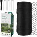 Bird Netting for Garden, Fetanten 7.5 x 65 FT Netting for Garden Protection Vegetables Fruit Trees Blueberry from Birds Deer Poultry, Heavy Duty Woven Mesh Net Animal Fencing with Ties and Staples
