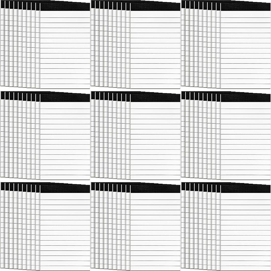 PerKoop 100 Pack Small Note Pads Refills 4 x 6 Inch Notepads Mini Lined Memo Pads with 30 Sheets in Each Notepads for Office College School Supplies