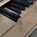 GarveeHome 5-Tier Storage Shelves, Heavy Duty Metal Shelving Unit, Adjustable Garage Storage Shelving Utility Rack for Warehouse Pantry Kitchen Basement Laundry, Black, 48 in L x 18" W x 73" H, Black 