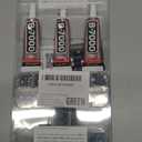 b7000 Adhesive Glue for 7500Pcs Green Rhinestones for Crafts Clothing Clothes, Dark Emerald Green Flatback Gems Diamonds for Fabric Football, Half Flat Back Crystals 2mm 3mm 4mm 5mm Mixed