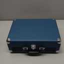 Victrola Journey Bluetooth Portable Suitcase Record Player  with Built-in Speakers, 3 Speed Vinyl Record Player, RCA Out, Headphone Jack (Blue Coral)