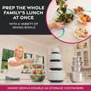 FineDine Stainless Steel Mixing Bowls Set, Dishwasher Safe, 6 Piece Metal Mixing Bowls For Kitchen, Nesting, Large, Small, Big Food Prep, Cooking, Baking
