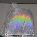 Dimeho 120 Sheets Holographic Sticker Paper, Vinyl Waterproof Laminating Sheets Self-Adhesive Overlay Laminate Sticker Transparent Rainbow Laminate Film 5 Styles Mixed (11  8.5 Inch)