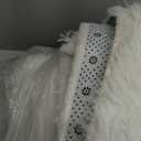 OLANLY Area Rugs for Living Room Bedroom, Machine Washable 4x5.9 ft Soft Fluffy Shaggy Bedside Rug, Indoor Floor Carpet for Kids Girls and Boys, Dorms, Nursery Rooms, Home Decor Aesthetic, Ivory