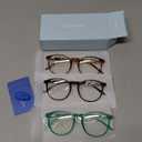 IBOANN Iconic Blue Light Glasses for Woman - Computer Glasses 99% Blue Light Blocking - Anti Eyestrain & UV Glare Protection